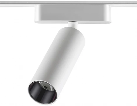 Трековый светильник Novotech Smal 359257 SHINO белый для низковольтного шинопровода IP20 LED 15W 48V 1275Лм 3000К (круглые)