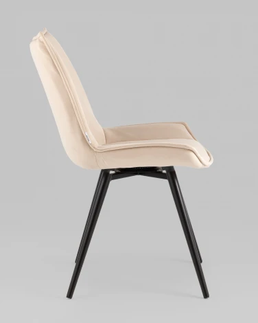 Стул вращающийся Робб велюр бежевый Stool Group арт.УТ000039571