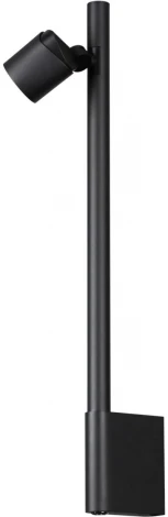 Светильник настенный диммируемый (выключатель) Novotech Fermo 359313 OVER черный IP20 LED 7W+7W 4000K 220V (регулировка яркости)