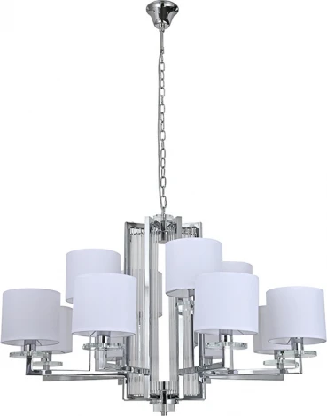 Подвесная люстра Newport 35400 35408+4/C chrome без абажуров (220V, на цепи)