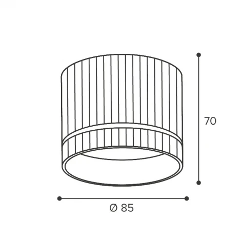 Точечный светильник накладной Wolta WSL-GX53/18BG под лампу GX53 Черный / золотой NIMB