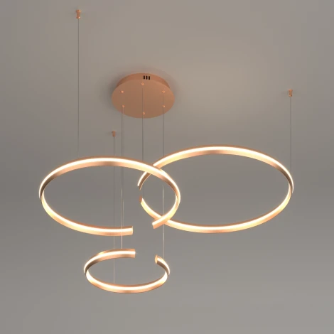 Подвесной светильник Eurosvet Gap 90180/3 (LED, 220V, пульт управления, на тросе, кольцо)