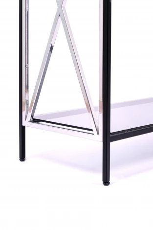Консольный стол AllConsoles 1033-CB_S grey черный муар, серебряный