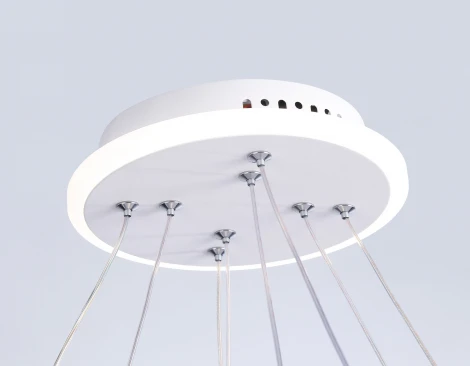 Подвесной светильник Ambrella Comfort FL66321 (регулировка яркости, LED, 220V, пульт управления, на тросе, шарики)