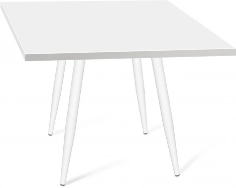 Стол SHT-TU14/80/80 ЛДСП белый муар/белый от фабрики Sheffilton