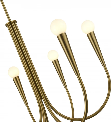 Потолочная люстра на штанге ST Luce Dutchess SL1243.303.06 Латунь E14 6*60W