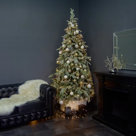 Гирлянда светодиодная "Роса", 200м. 2000 светодиодов, теплый белый свет Uniel ULD-S20000-2000/DGA WARM WHITE IP20 DEW