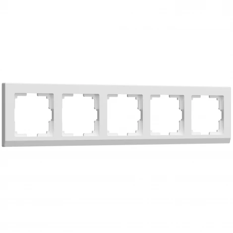 Рамка на 5 постов Stark (белый) Werkel W0051801 (a050911)