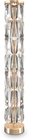 Торшер колонна Maytoni Puntes MOD043FL-08G (220V, хрусталь, выключатель)