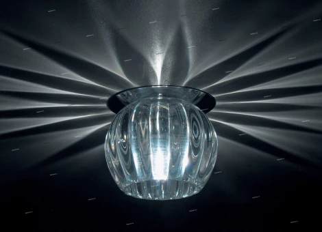 Встраиваемый точечный светильник Donolux DL049 DL049CH/Glass (220V, хрусталь, круглые)