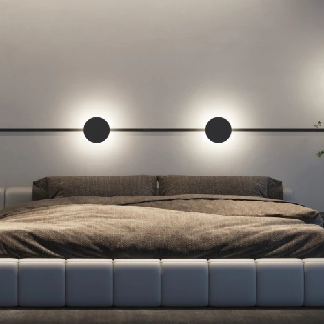 Трековый светильник магнитный 48V Denkirs Air Reflex DK5350-BK (LED, круглые)