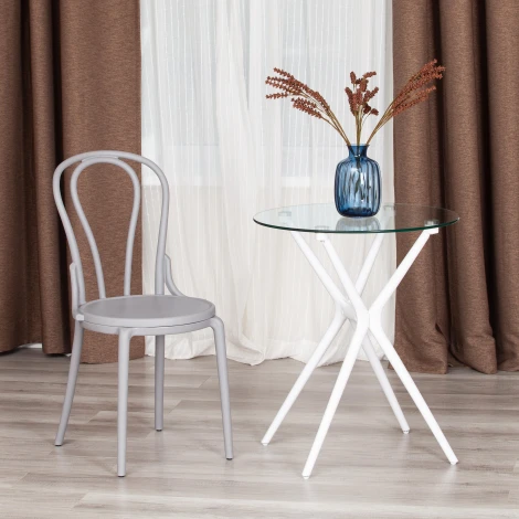 Обеденный стул Tetchair THONET (Пластик/Серый)