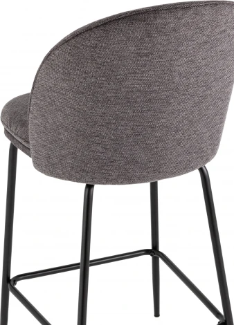 Стул полубарный Stool Group Echo темно-серый