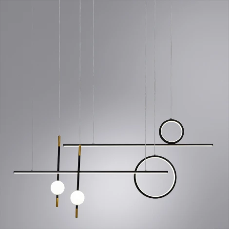 Подвесной светильник Arte Lamp Polaris A2610SP-85BK (LED, 220V, на тросе, шарики)