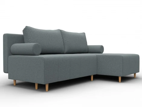 Диван угловой Лига-102 угол универсальный (ДСП,Брус,Фанера,Рогожка/Серый) Лига Диванов 134797