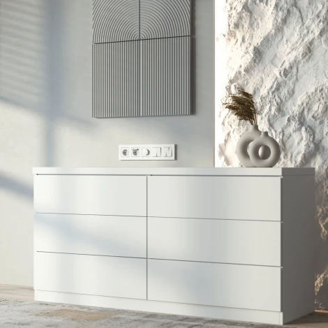 Рамка на 5 постов (белый софт) Werkel W0052961 (a067786)