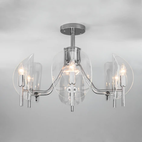 Потолочная люстра Eurosvet Rocco 60135/6 хром