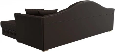 Диван угловой Артис правый угол (Коричневый/Экокожа) Лига Диванов арт.121635
