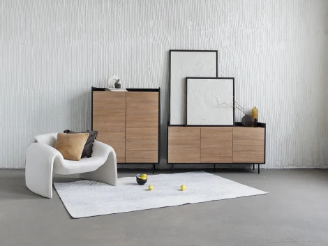 Сервант Look ОГОГО (арт.778174), (ЛДСП/Черный)