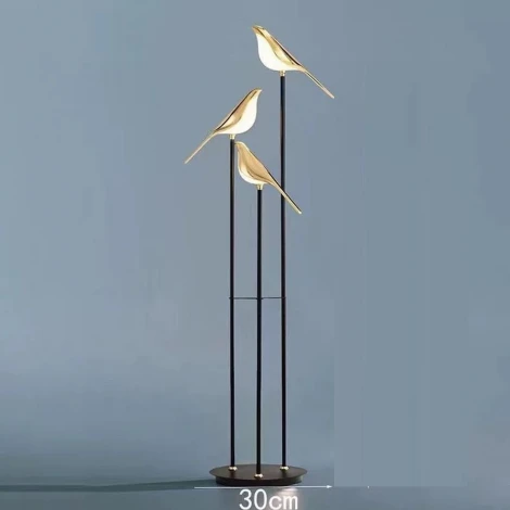 Торшер Alfa Light F3824-09 (LED, 220V, птички)