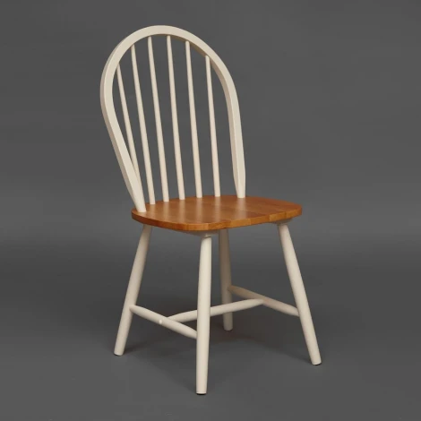 Стул AVERY (mod. 1101) oak/ivory white ( дуб/слоновая кость) (дерево гевея)