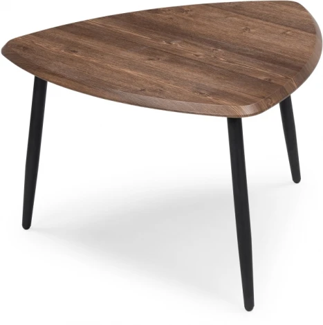 Журнальный стол Лойс мрамор черный / дуб антик 516569 Woodville