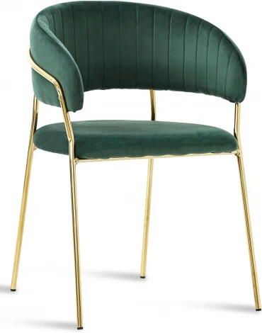 Стул Whispered Fusion Hesby Велюр/Зеленый арт.HSBI_DC72_green