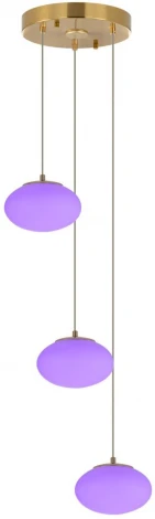 Подвесной светильник RGB Citilux Atman Smart Wi-Fi CL226A033 (LED, 220V, голосовое управление, пульт управления, управление смартфоном, умный дом - Алиса, Маруся, Салют, на проводе)