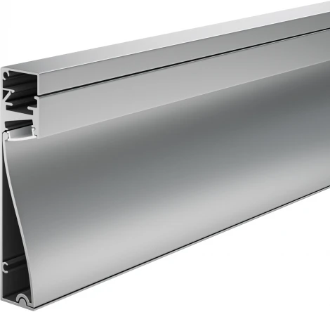 Алюминиевый профиль плинтус с подсветкой 80x18 Maytoni Led Strip ALM-8018-S-2M