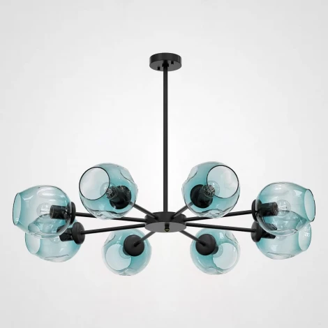Люстра на штанге Marine B 8 Black/Blue ImperiumLoft Marine-B01 (189683-26)