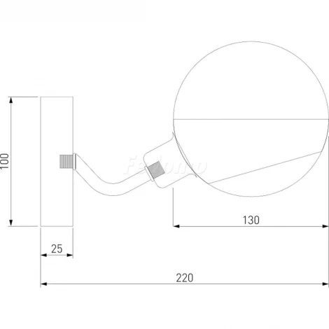 Бра Eurosvet Jasper 70093/1 черный