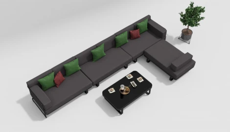 Лаунж зона Gardenini Hacienda LHCD.010500.S4