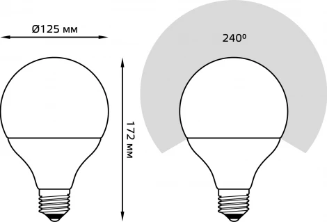 Лампочка светодиодная Gauss 105102322