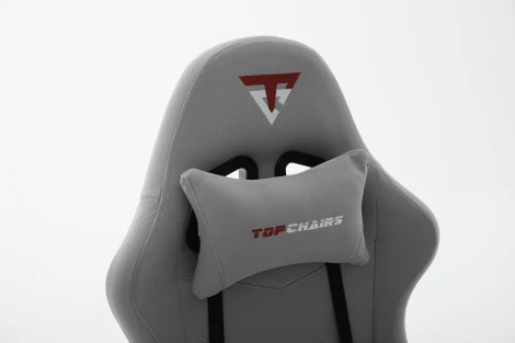 Кресло спортивное TopChairs Druid серый ткань арт.УТ000039469