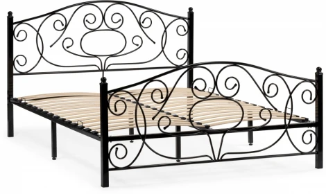 Кровать Woodville Викси 160х200 черная