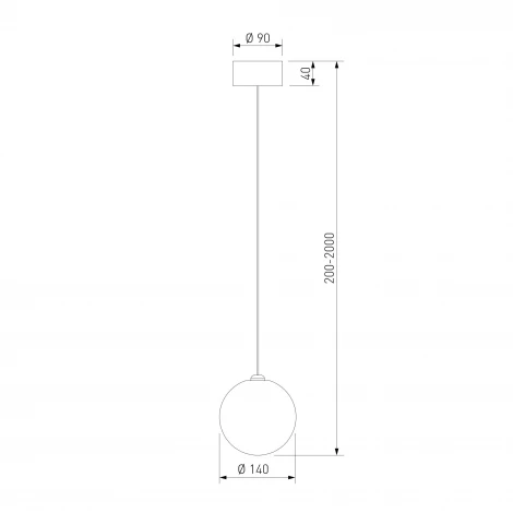 Подвесной светильник Bogate's Crystall 1_101