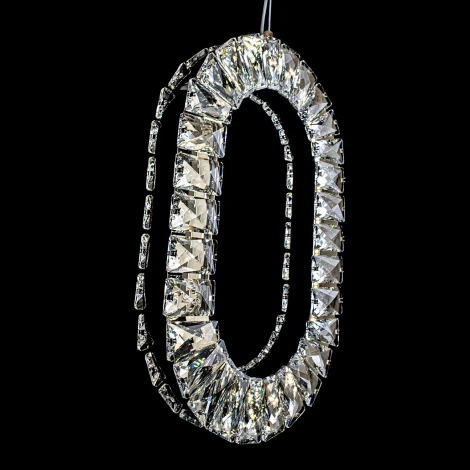 Подвесной светильник светодиодный хрустальный с регулировкой цветовой температуры Modelux MODELUX ML.9040.370 GD