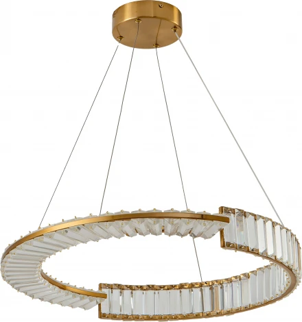 Подвесной светильник Zortes Moi ZRS.1201.01 (LED, 220V, хрусталь, пульт управления, на тросе, IP21)