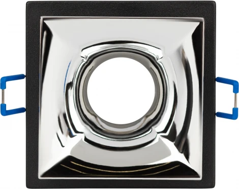 Встраиваемый точечный светильник ЭРА KL102 BK/CH (12V)