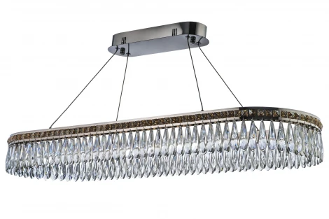 Подвесной светильник светодиодный хрусталь Dio D'Arte Acciano Acciano L 1.5.100x30.100 N