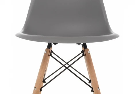 Пластиковый стул Woodville Eames PC-015 серый 11181