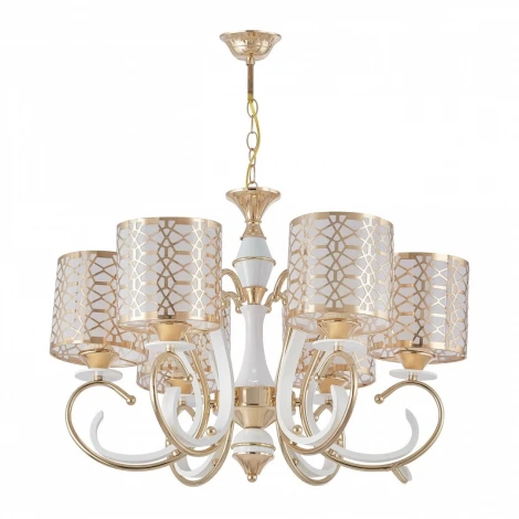 Подвесная люстра Arte Milano Florentia-1237 301237/6 Wh/Gd (220V, на цепи)