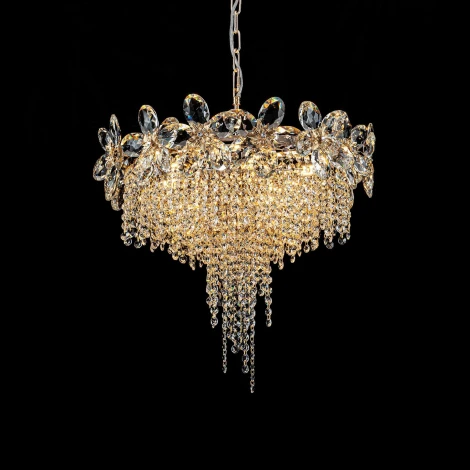 Подвесная люстра хрустальная Modelux ML.9521.500 GD