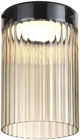 Потолочный светильник каскадный круглый Odeon Light Pillari 5047/15LC черный/светл.янтарный/металл/стекло LED 15W 4000К 1676Лм (220V, круглые)