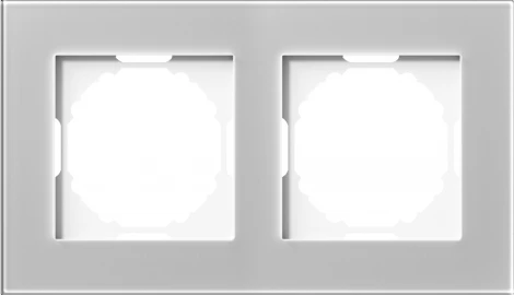 Рамка 2-я, Natural стекло металлик Donel A07 DEN212GM