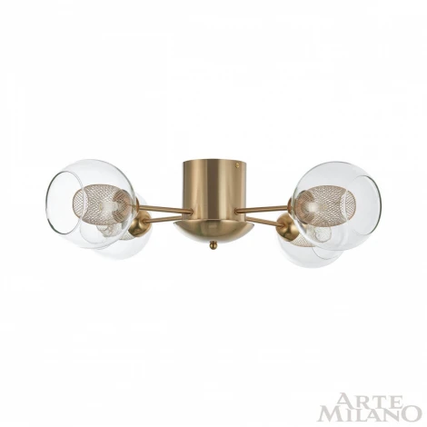 Потолочная люстра на штанге Arte Milano 272880/4 GD (220V, шарики)