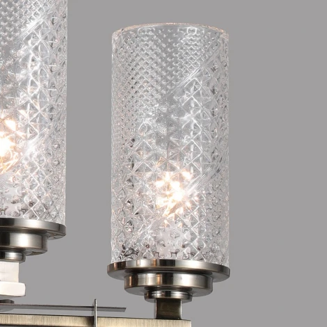 Подвесная люстра ILLUMICO IL8682-6P-10 BR (220V, на цепи)