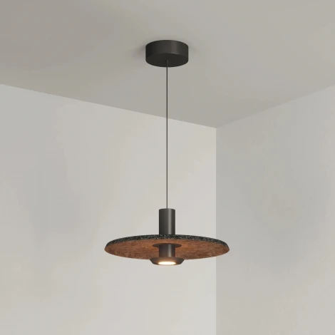 Подвесной светильник светодиодный SP-KOTARO-R350-12W Warm3000 (BK-CF, 36 deg, 230V, TRIAC) (Arlight, IP20) 057232