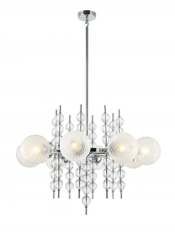 Потолочная люстра на штанге Stilfort Queenly 2120/09/08P (220V, шарики)