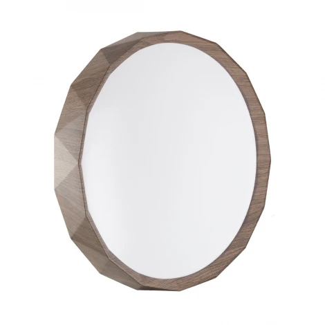 Настенно-потолочный светильник светодиодный Sonex Zif Wood 7637/DLN пластик/кор. под дер LED 48Вт 3000/4000/6000К D385 IP43 CCT